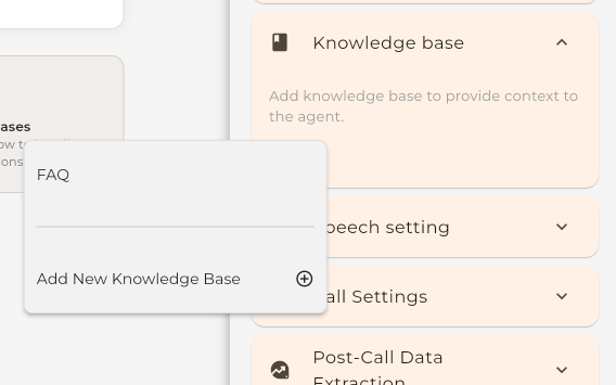 Connect knowledge base to agent