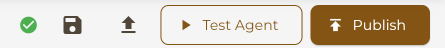 Publish button location