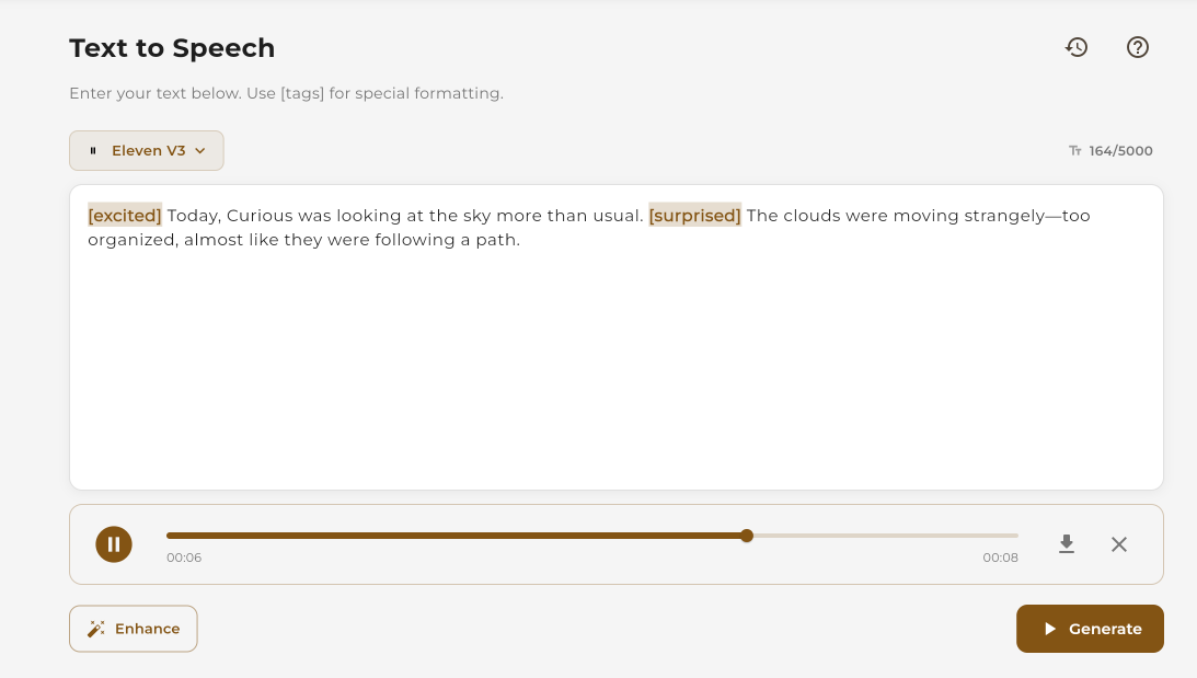 Download and share options